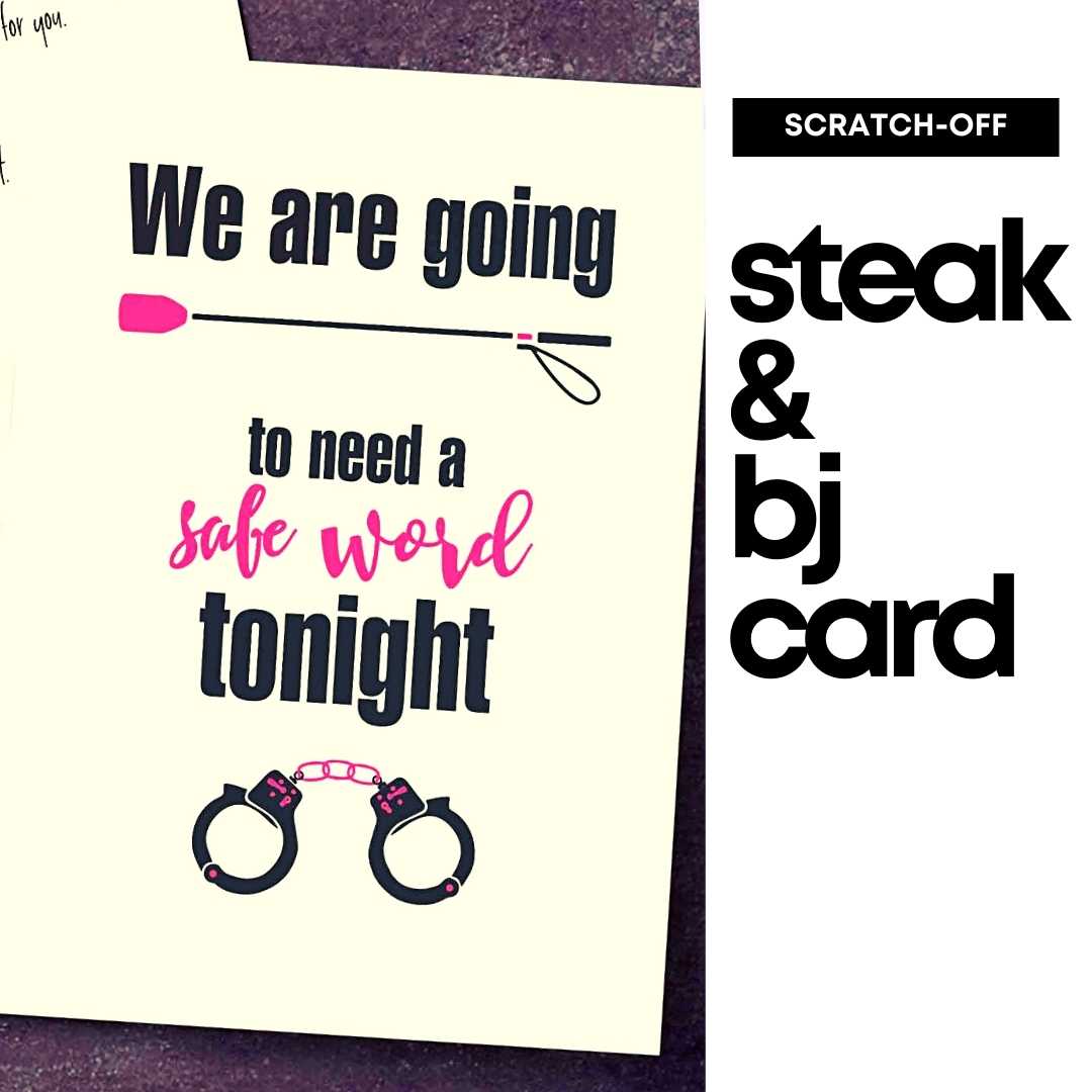 Steak and Blowjob card OpenMity